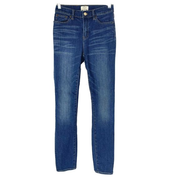 J Crew 26 Jeans Lookout High Rise Skinny Denim - Picture 1 of 8